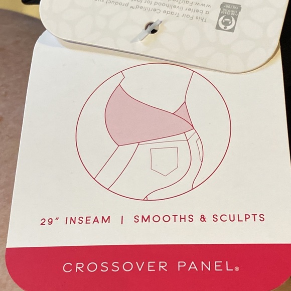 New Isabel Maternity Crossover Panel Active Legging, Burgundy size 8/29R 29” - Picture 9 of 11